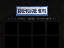 Tablet Screenshot of bluetonguefilms.com